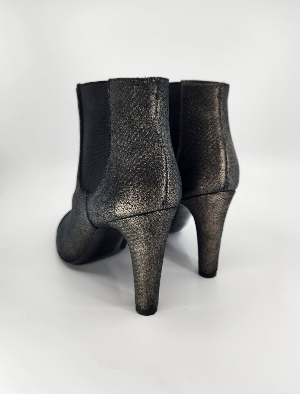 Chanel Interlocking CC Cap Toe Metallic Leather B… - image 8