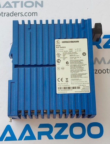 HIRSCHMANN RS20-0400M2M2SDHEHH07.1.01 RS20 Rail Switch, 9,6-60VDC | USED - Picture 2 of 8