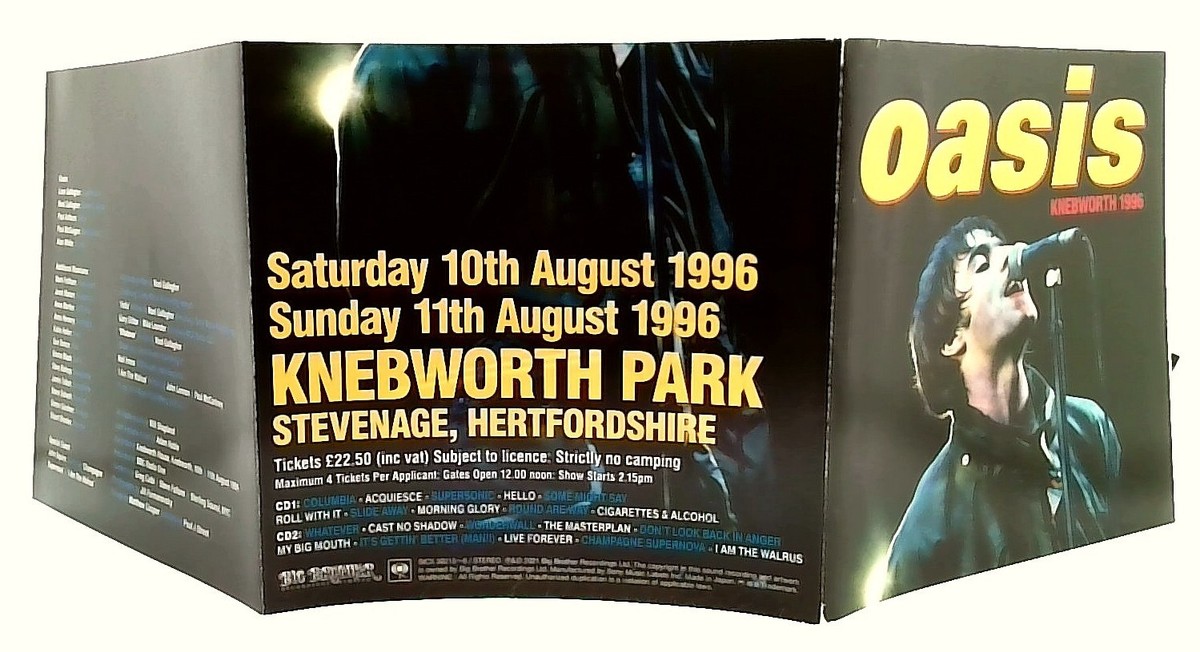 Oasis Knebworth 1996 レコード s-l400.jpg