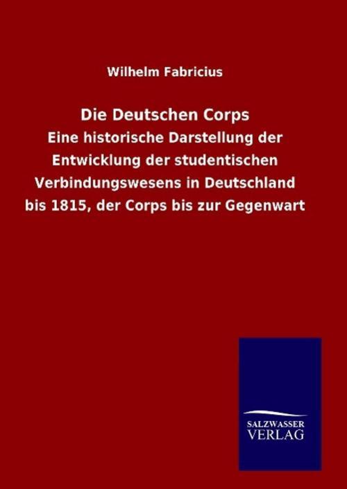 Thumbnail - Die Deutschen Corps, Wilhelm Fabricius