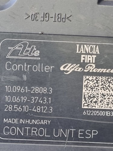 Unidad de control ABS ALFA ROMEO 10.0212-0721.4 10096128083 51901331 - Picture 4 of 5