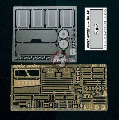 Royal Model 1/35 GMC CCKW US 2½Ton 6x6 Cargo Truck Update Set (Tamiya 35218) 441