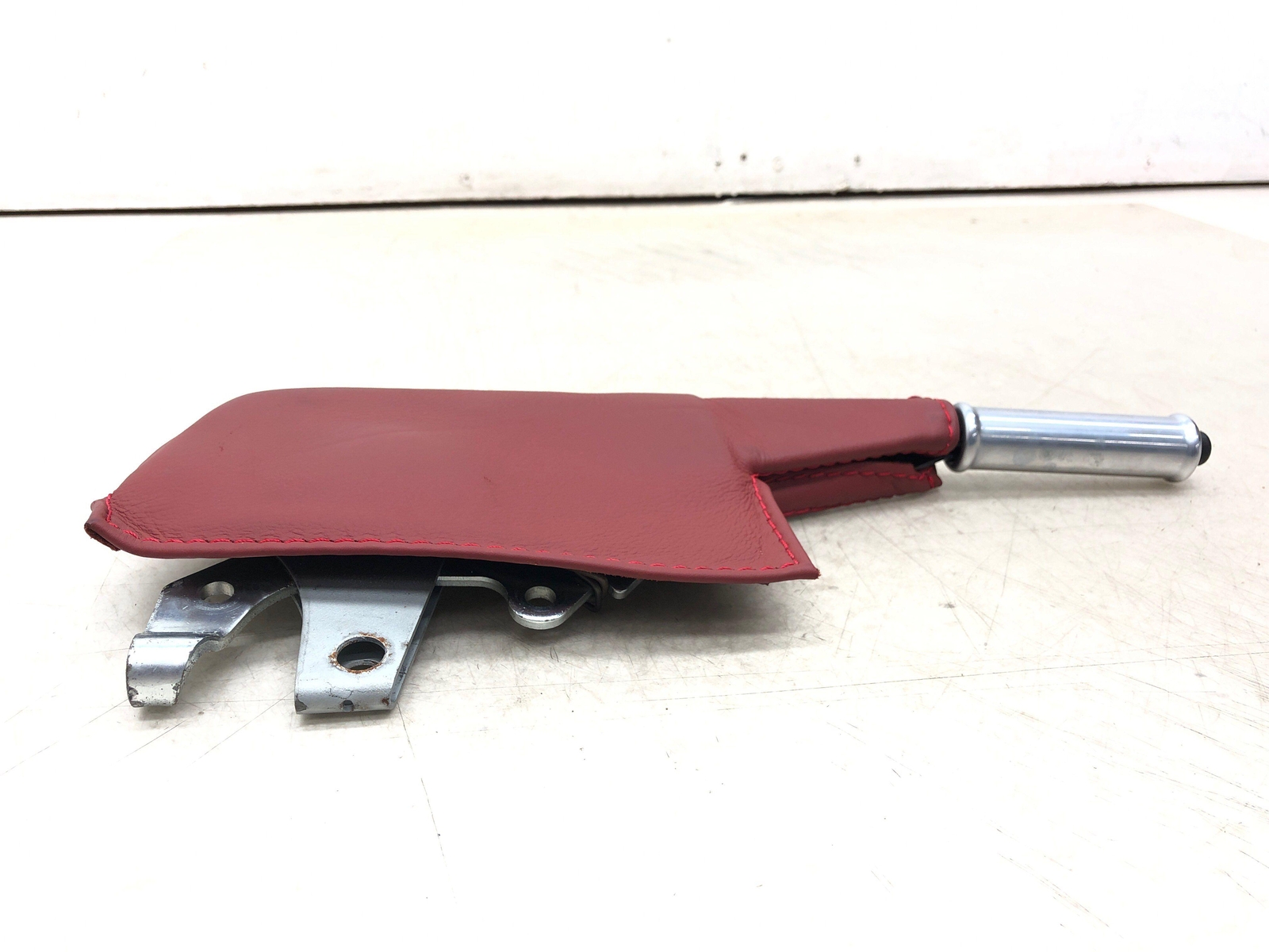 2009 ASTON MARTIN VANTAGE EMERGENCY PARKING HAND BRAKE LEVER LEATHER OEM