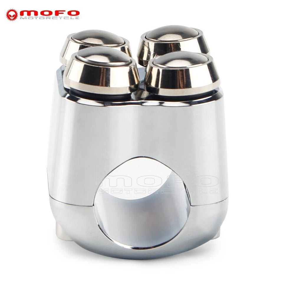 Momentary Switch 7/8'' Handlebar M-Switch For Harley Dyna Softail FLS Cafe Racer - Image 4 of 4