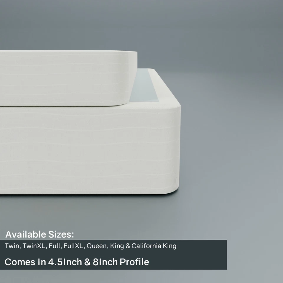 Continental Sleep, 8-Inch/4-Inch Wood Box Spring/Foundation For Mattress. - Image 4 of 4