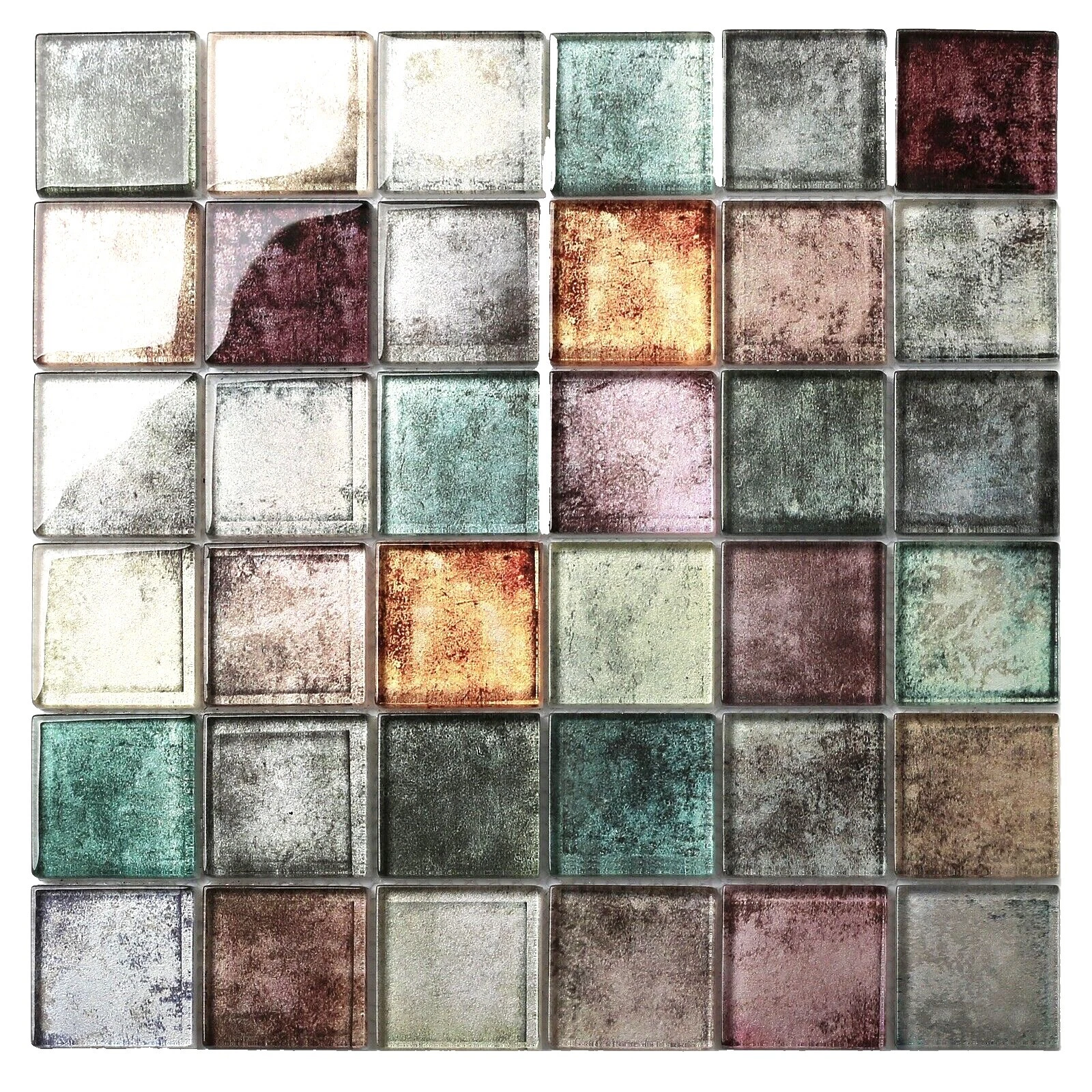 Glass Checked Modern Floor & Wall Tiles
