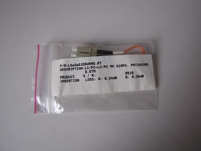 LC/PC-LC/PC MM Simplex Patchcord 0.07m LSeSeS1EAUNNQ.07