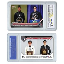 2024 Topps Now Ronald Acuna Jr / Shohei Ohtani Dual Card #OS-29 MVP ROY - GEM 10