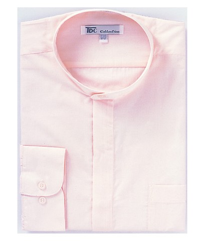 Mens' Mandarin Collar ( banded collar) Dress Shirt Cotton Blend Style SG01 - Picture 5 of 28