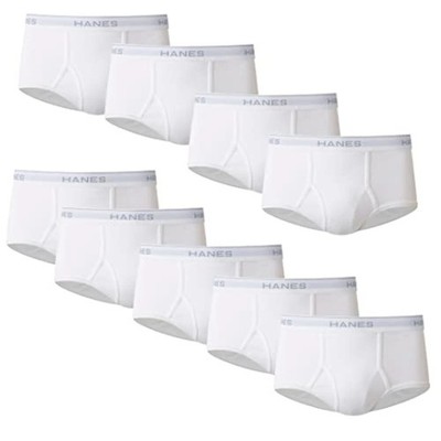 Hanes Moisture-wicking Cotton Tagless Briefs 9 Pack Cool Comfort Mens XL 40-42''
