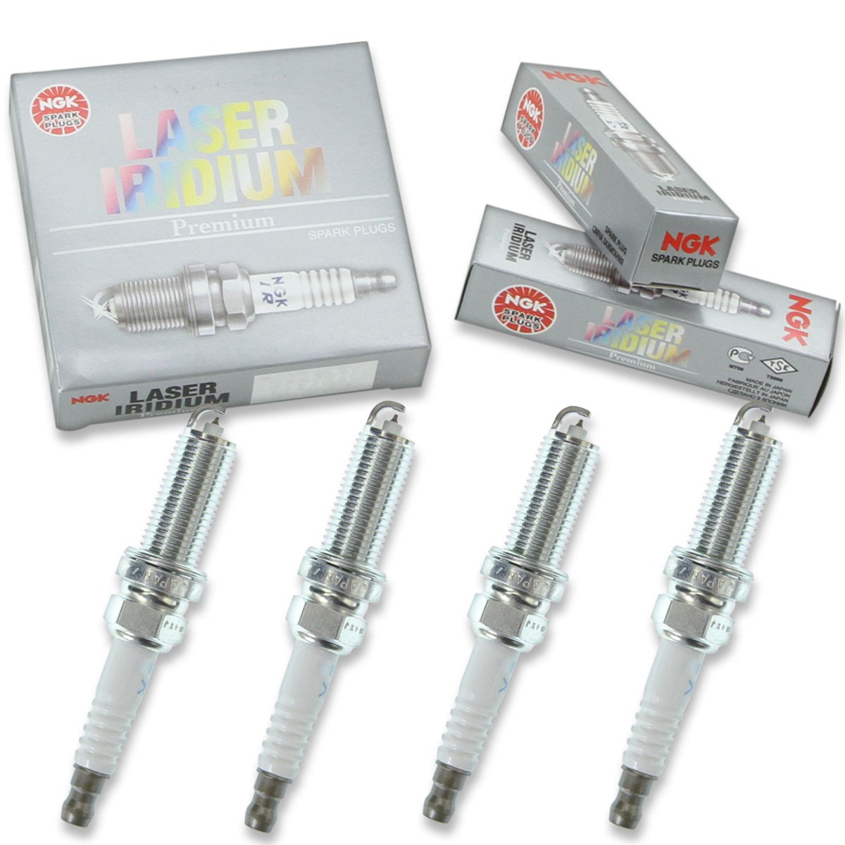 4 pc NGK 96024 ILKAR8H6 Laser Iridium Spark Plugs for FXE24HR11 3457 ig