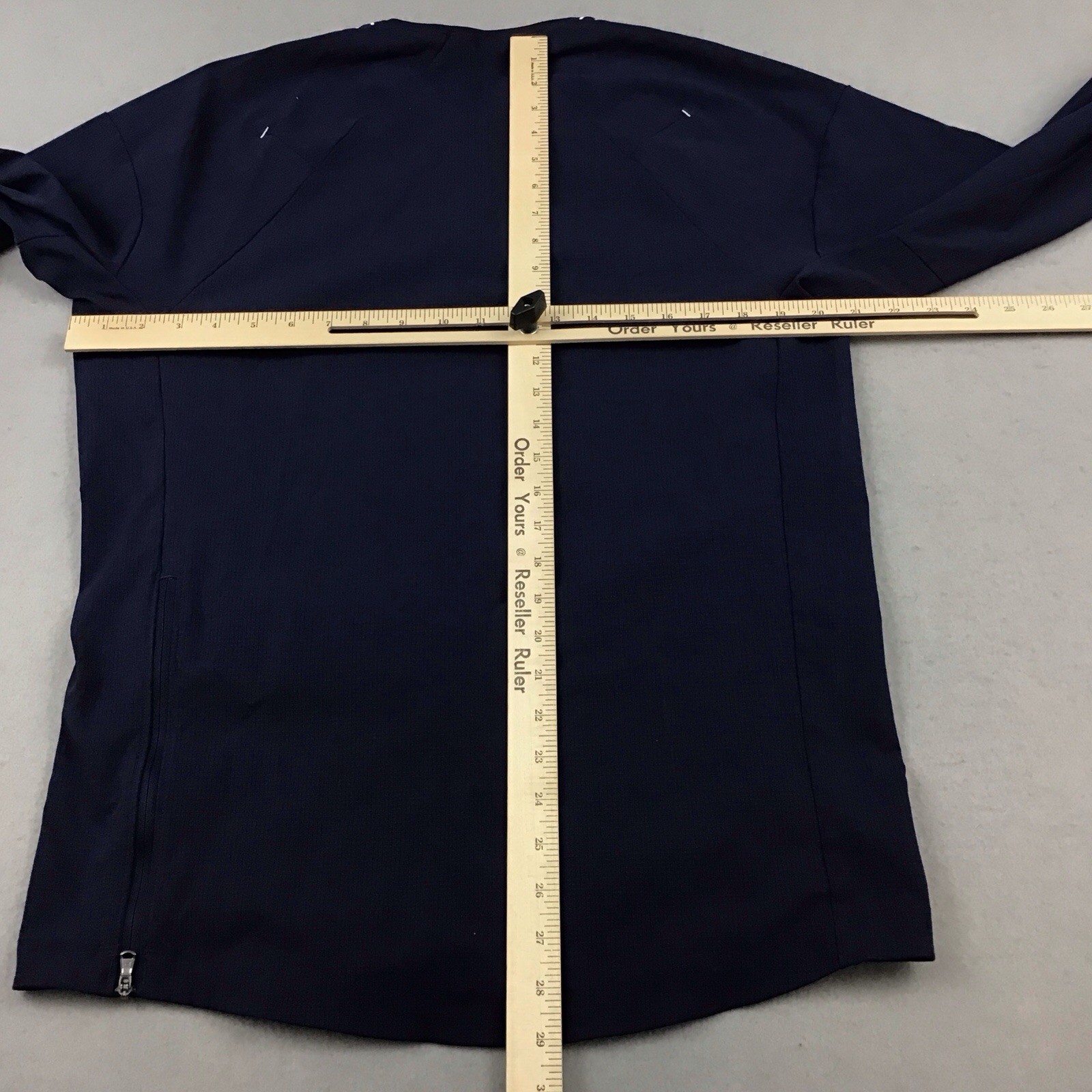 Under Armour Jacket Men Small Blue Solid 1/4 Zip … - image 6