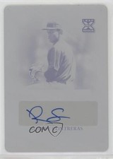 2020 Leaf Ultimate Draft Printing Plate Black 1/1 Roansy Contreras Auto 8at