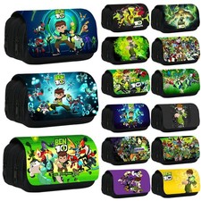 Ben 10 Pencil Case Zipper Pen Bag School Office Stationery Organizer Gift