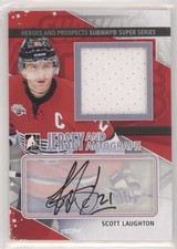 2013-14 ITG Heroes and Prospects Silver Jersey & /19 Scott Laughton Auto s0w