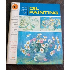 The Art of Oil Painting B-379 Softcover Instruction Book Grumbacher 1965 Vintage