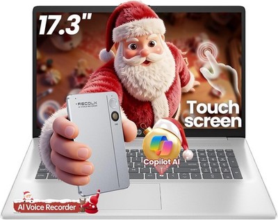 HP 17.3'' Touchscreen Business Laptop, Intel Core Ultra 7 255U 32GB RAM, 1TB SSD