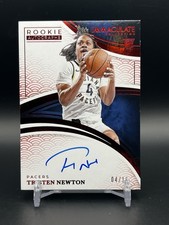 2024-25 Immaculate Rookie Autographs TRISTEN NEWTON 04/15 Jersey Match! Red RC