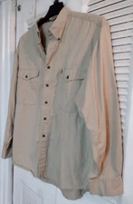 Browning Gold Men’s Long Sleeve Button Down Shirt Traditional Outdoor Gear XL