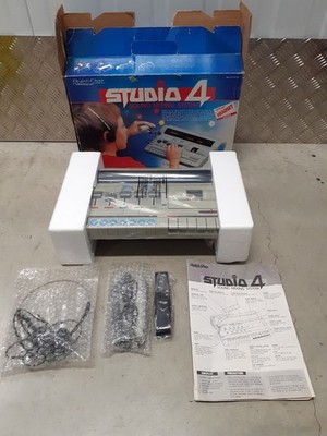Neues seltenes Quick Shot Studio 4 Sound Mischsystem 80er alter neuer Lagerbestand