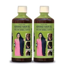 Adivasi Neelgiri Herbal Hair Oil with 108 Herb for Hair Growth,100ml Pack Of 2 