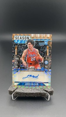 2024-25 Panini Mosaic Jared Mccain Rookie Season Ticket Auto