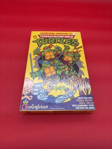 1989 Colorforms Set TMNT Teenage Mutant Ninja Turtles Sealed Boxed FREESHIP