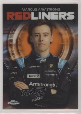 2021 Topps Chrome Formula 1 Orange Refractor 6/25 Marcus Armstrong #RL-11 0tj1