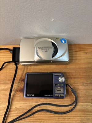 Olympus Stylus Zoom 140 Deluxe35mm Point & Shoot Camera And More PARTS/REPAIR