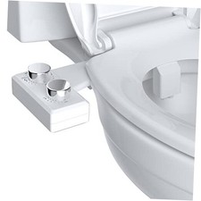 Bidet Attachment for Toilet, Non-Electric Dual Nozzle for Frontal  Rear