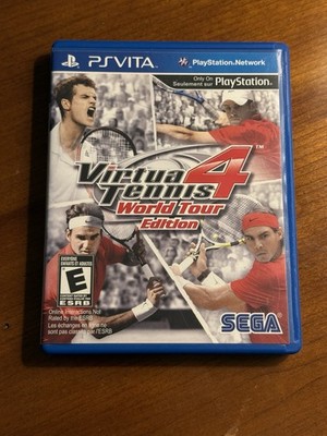 Virtua Tennis 4 World Tour Edition Sony PlayStation Vita Complete CIB NTSC US