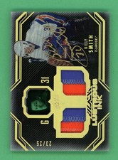 Billy Smith 2016-17 Upper Deck Black Lustrous Ink Auto/Patch /25 #LI-BS