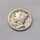 Tough Early-Date 1925-D MERCURY DIME U.S. 90% Silver**Album-Filler**