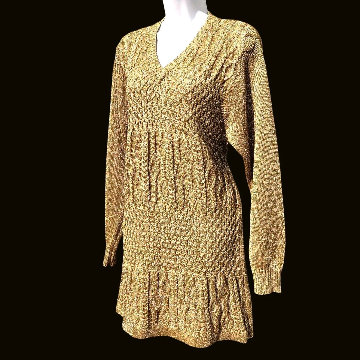 Gold Knit Regular Size Vintage Dresses for Women for sale | eBay Gold Knit Regular Size Vintage Dresses for Women for sale | eBay