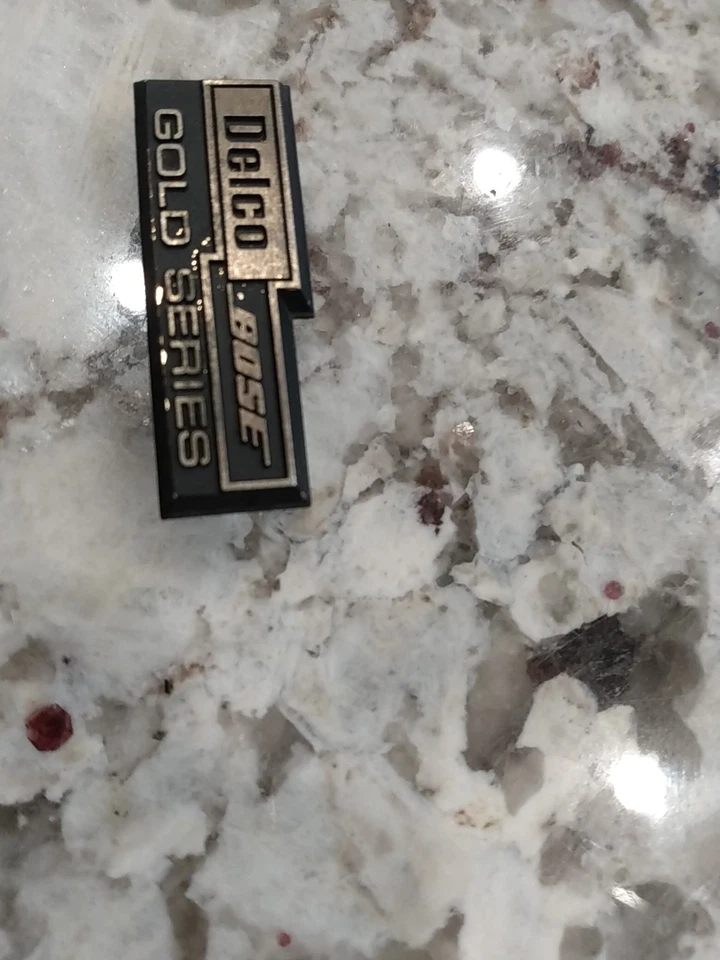 Delco Bose Gold Series значок эмблема Corvette задние колонки C4 - Изображение 4 из 4