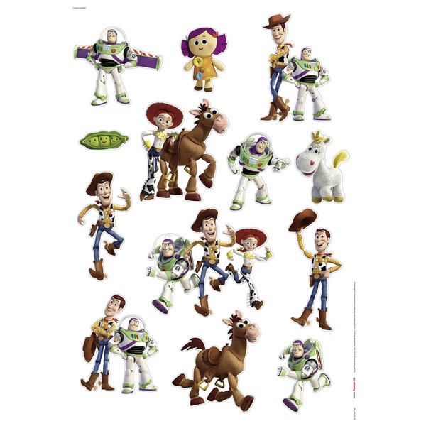 Komar Wandsticker - Disney Und Pixar Toy Story Buddies - 70 X 50 Cm-image