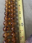 Amazing Vintage AMBER beaded Necklace (designer) — photo 8