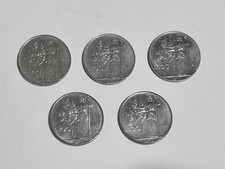 Antique Lot of 5x Italian 100 Lire Coins SC 1966-1968 Collector s Item