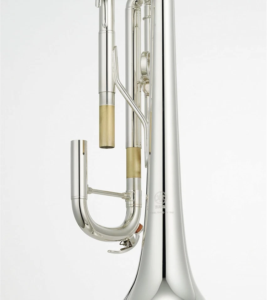 YAMAHA YTR3335S SILVER TROMBA ARGENTATA PROFESSION. SiB POMPA REVERSE YTR 3335S - Immagine 4 di 4