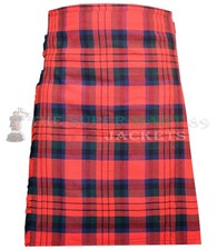 Clan MacDuff Modern Tartan Kilt Men's Traditional 8 Yard Kilt Custom Size kilts