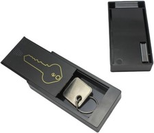 Hide A Key Outside Magnetic Box - Emergency Safe, Car  XL, Black