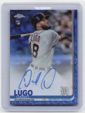 2019 Topps Chrome #RA-DL Dawel Lugo Rookie Autographs Blue Refractor #/150