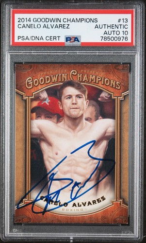 2014 Upper Deck Goodwin Champions - Canelo Alvarez #13 AUTHENTIC AUTO 10
