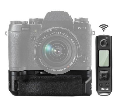 Akkugriff + Funk-Timer-Fernauslöser für Fujifilm XT1 wie VG-XT1 MK-XT1 Pro 