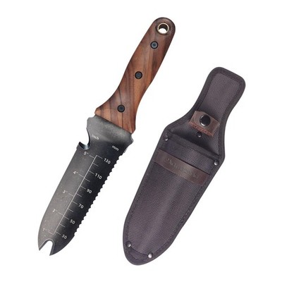 Hori Hori Garden Knife With Sheath Stainless Steel Weeding Planting Tool