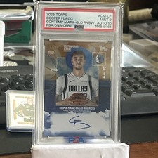 2025 TOPPS CONTEMPORARY MARKS GOLD RAINBOW COOPER FLAGG 33/50 PSA 9 AUTO 10 💰💰