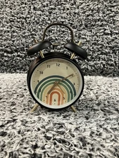 Twin Bell Alarm Clock with 3D Dial