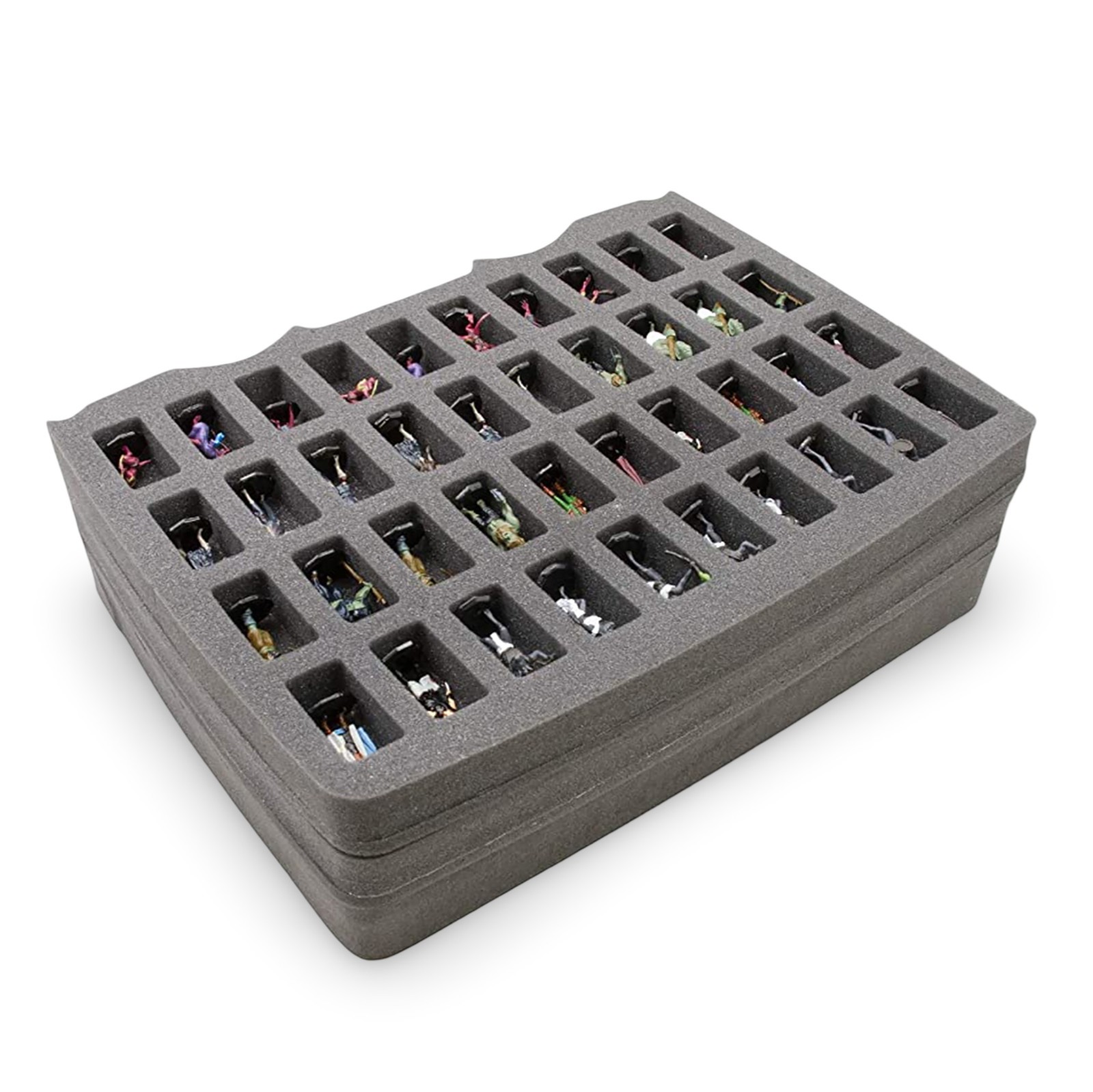 CASEMATIX Custom Replacement Foam for SDO16 Miniature Carrying Case - 3 Layers