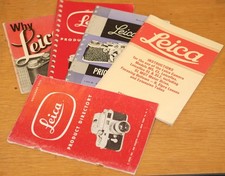 Lot of Vintage 50s Leica Books