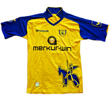 Maglia Chievo Verona 2009-2010 SCARDINA 3 Match Worn Issued Indossata